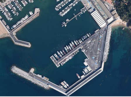 Imatge del Port de Blanes / Foto: Google Earth