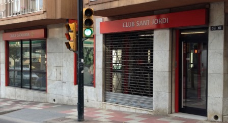 Façana del nou local de Càritas Blanes / Foto: Quim Llorens