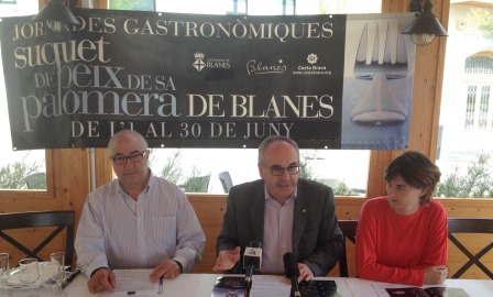 Eugeni González, Josep Marigó i Lara Torres, ahira durant la presentació de les jornades