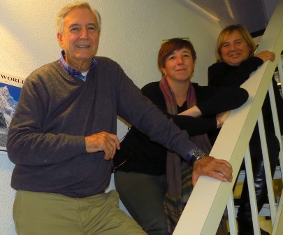Josep Maria Martin amb l'equip de viatges Blanes / Ajuntament de Blanes