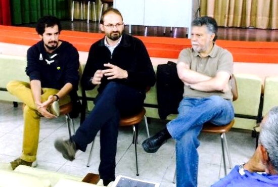 Víctor Catalan, Joan Herrera i Joan Salmerón