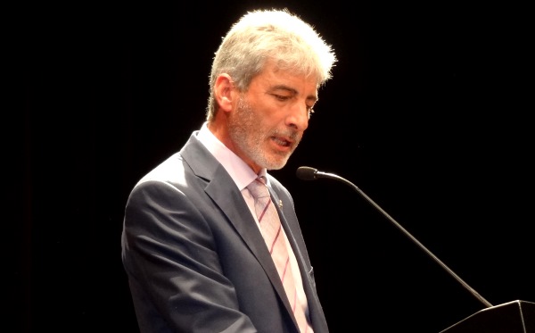Miquel Lupiáñez, en el momento de jurar el cargo como concejal del Ayuntamiento / JFG