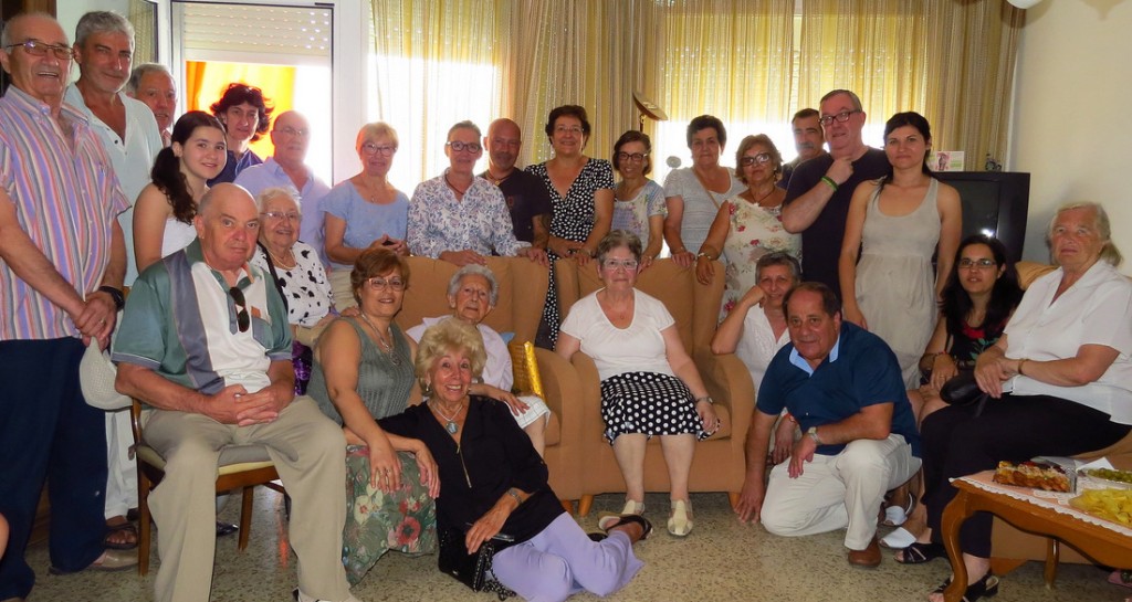 Foto de grups dels familiars de Anna Ribas