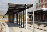 Obras estación Blanes