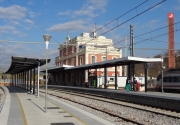 Obras estación Blanes