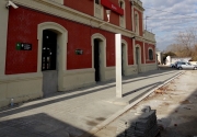 Obras estación Blanes