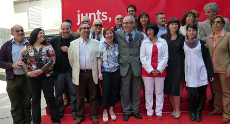 La candidatura del PSC Blanes està encapçalada per Josep Marigó / Foto: Ana Sarrión