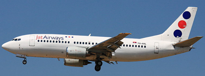 Boetng 737 de JAT Airways