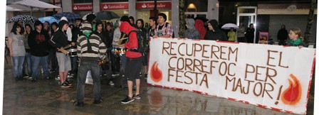 La Colla de Diables Sa Forcanera reivindicó celebrar el Correfoc los días de Festa Major