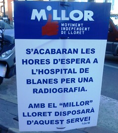 Propaganda electoral del MILLOR / Foto: JFG