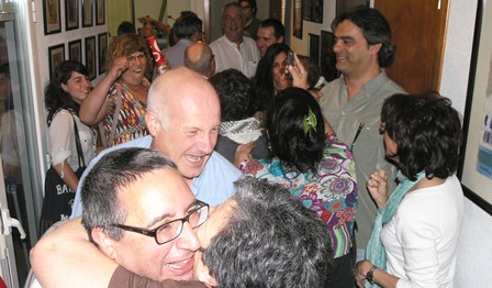 La alegría inundó anoche la sede del PSC de Blanes