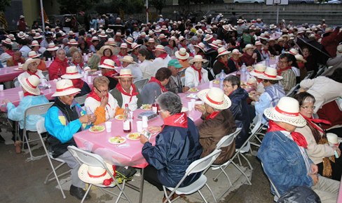 La lluvia impidió que la fiesta socialista fuese completa