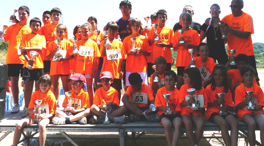 La cursa de cros es va celebrar el passat 29 de maig, en terrenys adjacents a la Ciutat Esportiva de Blanes / Foto: Via AMPA Col·legi Cor de Maria de Blanes