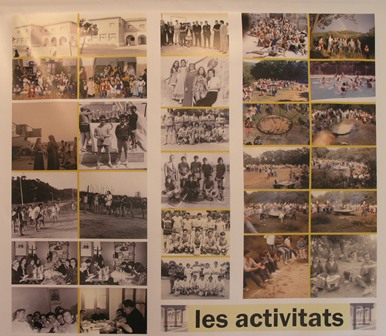La muestra recoje la evolución y actividades del barrio