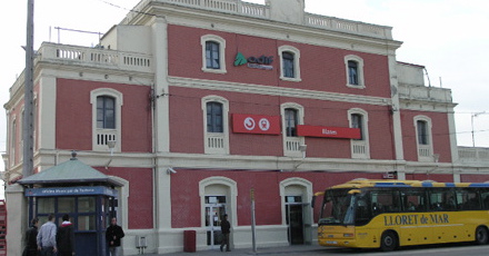 Estació de Renfe a Blanes