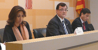 D'esquerra a dreta Miriam Muro, F. Xavier Mena i Xavier Espasa