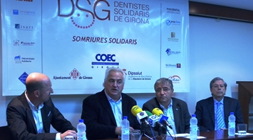 Presentació del projecte "Somriures Solidaris", al Col.legi d'Odontòlegs de Girona