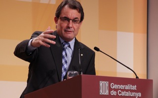 El president de la Generalitat Artur Mas
