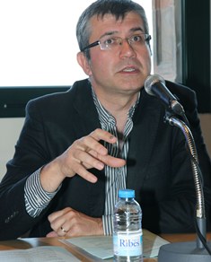 Josep Calvet durant la seva intervenció / Foto: Joaquim Robert