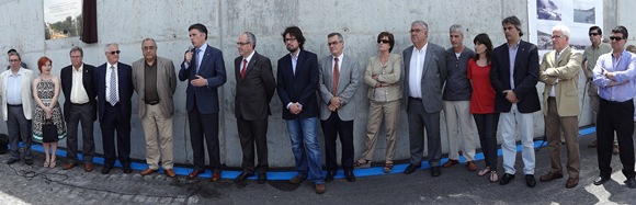 Autoritats assitents a la inauguració del nou Port de Blanes / Foto: JFG