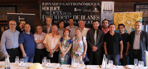 Presentació avui de la proposta gastronòmica Suquet de Peix al restaurant El Ventall