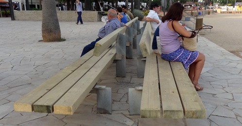 Una pequeña actuación en una zona muy frecuentada de la ciudad