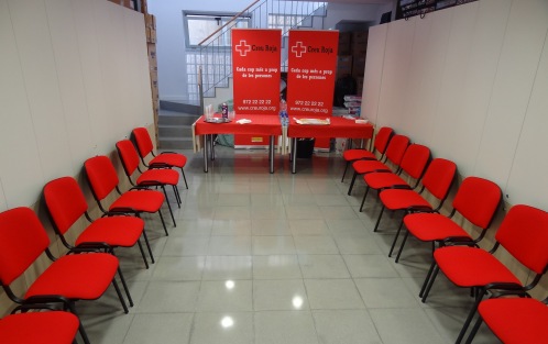 Sala de reuniones, en la segunda planta del edificio