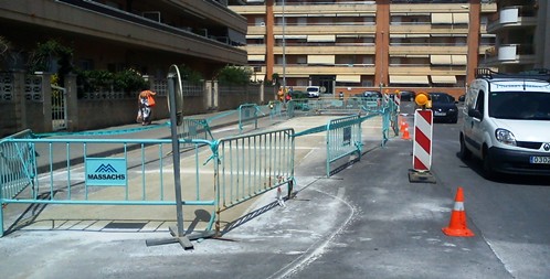 Imagen del tramo afectado por las obras