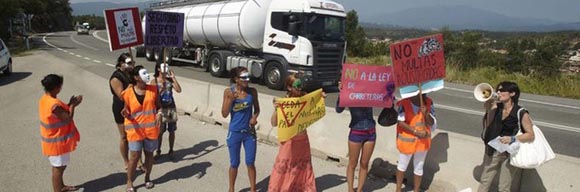 Les prostitutes portaven màscares per preservar la seva identitat / Foto: Radio Tordera