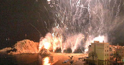 Imatge dels focs de Pirotecnia Valenciana