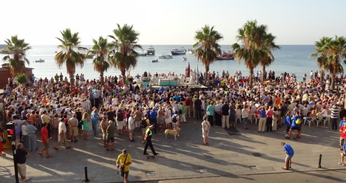 Celebració de l'Eucaristia al passeig de Mar per commemorar el Mil·lenari de la troballa de la Mare de Déu del Vilar
