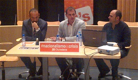 Jordi Cañas, Albert Rivera i Sergio Atalaya