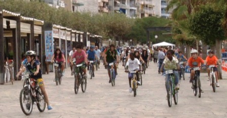 El participants van rebre obsequis després de finalitzar el recorregut establert