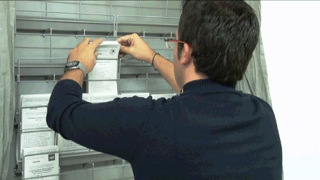 Preparatius avui en un col·legi electoral de Blanes