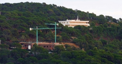 Imatge d'arxiu de les obres a Can Juncadella / Foto: SOS Lloret