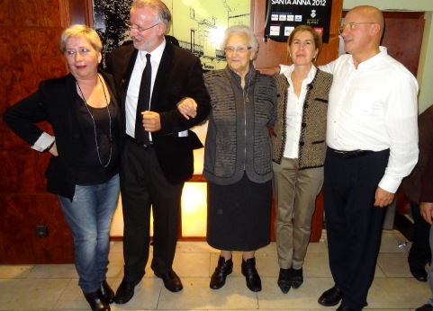 Josep y Fèlix Bota acompañados por sus familiares / Foto: JFG