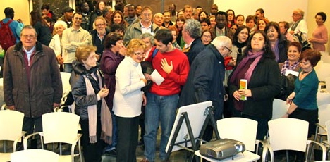 L'acte es va celebrar ahir a la Biblioteca Comarcal
