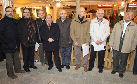 Membres de l'Agrupació de Pessebristes de Blanes