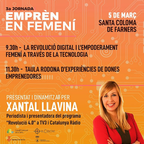 La periodista Xantal Llavina donarà una conferència sobre empoderament de les dones i tecnologia | Blanesaldia